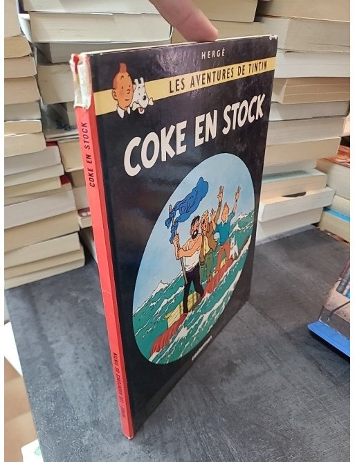 Les Aventures de Tintin Tome 19 - Coke en stock - Bande dessinée classique d'Hergé sur le trafic d'esclaves