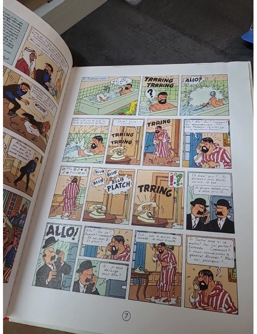 Les Aventures de Tintin Tome 19 - Coke en stock - Bande dessinée classique d'Hergé sur le trafic d'esclaves