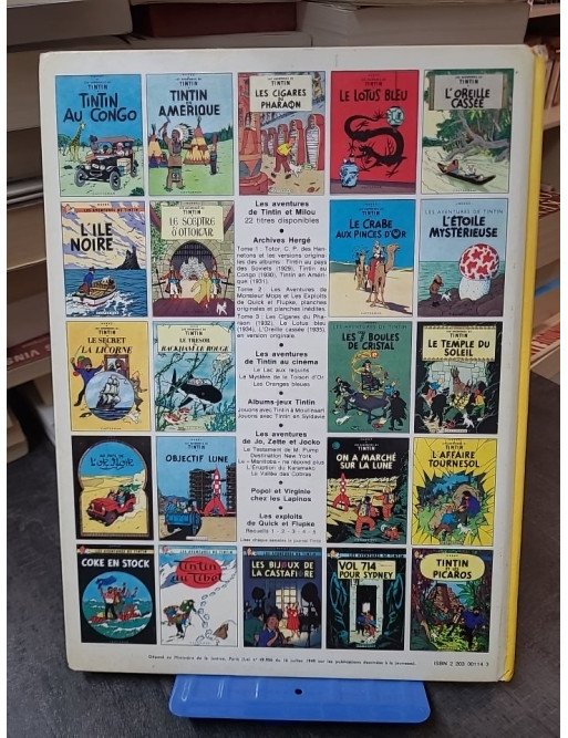Tintin au pays de l'or noir par Hergé - Aventure BD et crise pétrolière au Moyen-Orient