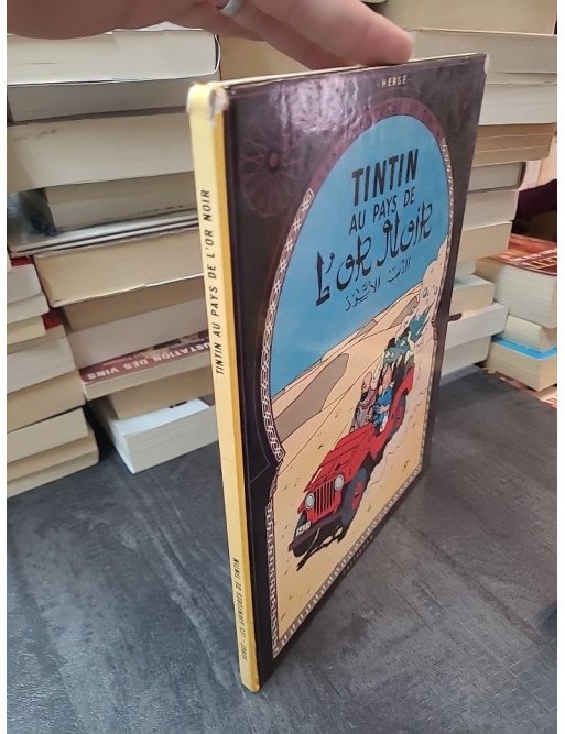 Tintin au pays de l'or noir par Hergé - Aventure BD et crise pétrolière au Moyen-Orient