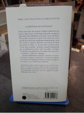 La Tristesse des éléphants : un roman captivant de Jodi Picoult