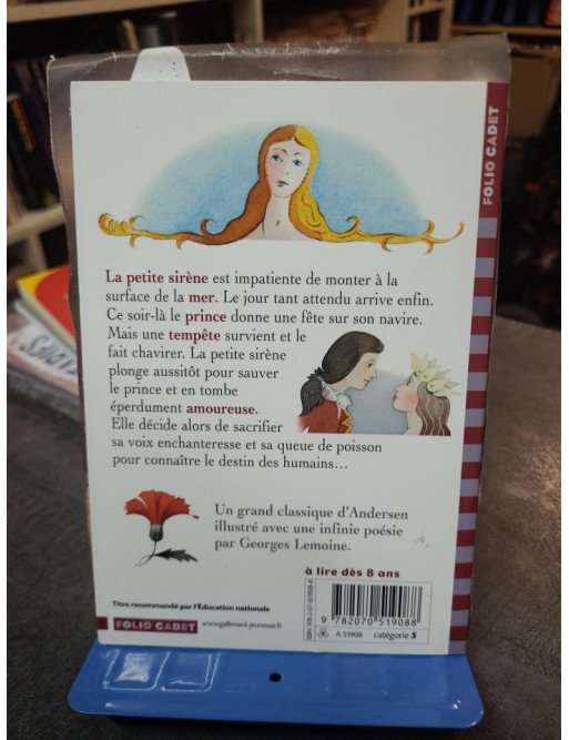La Petite Sirène de Hans Christian Andersen : conte jeunesse et classique illustré
