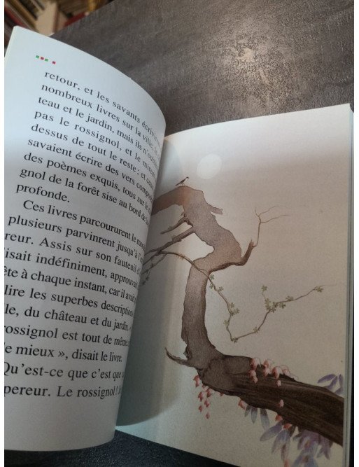 Le Rossignol de l'empereur de Chine : Un conte d'Andersen, Folio Cadet illustré par Georges Lemoine