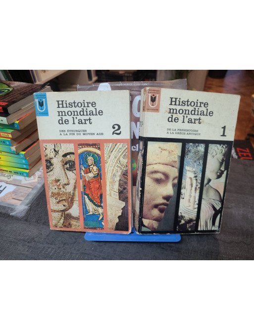 Histoire Mondiale De L'Art - 1 De La Prehistoire A La Grece Antique - Marabout - 1965