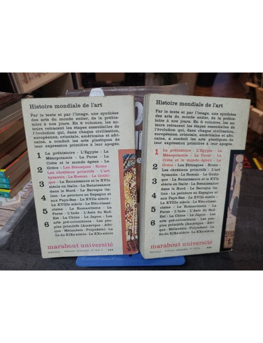 Histoire Mondiale De L'Art - 1 De La Prehistoire A La Grece Antique - Marabout - 1965