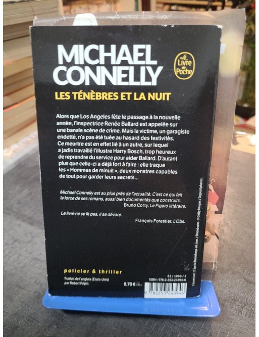 Les Ténèbres et la nuit par Michael Connelly - Enquête Harry Bosch et Renée Ballard