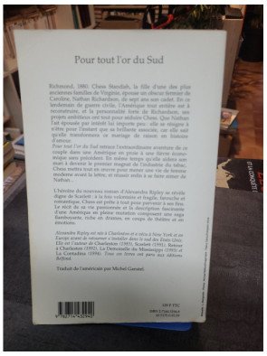 Pour tout l'or du Sud - Roman historique et passionnel d'Alexandra Ripley dans l'Amérique de 1880