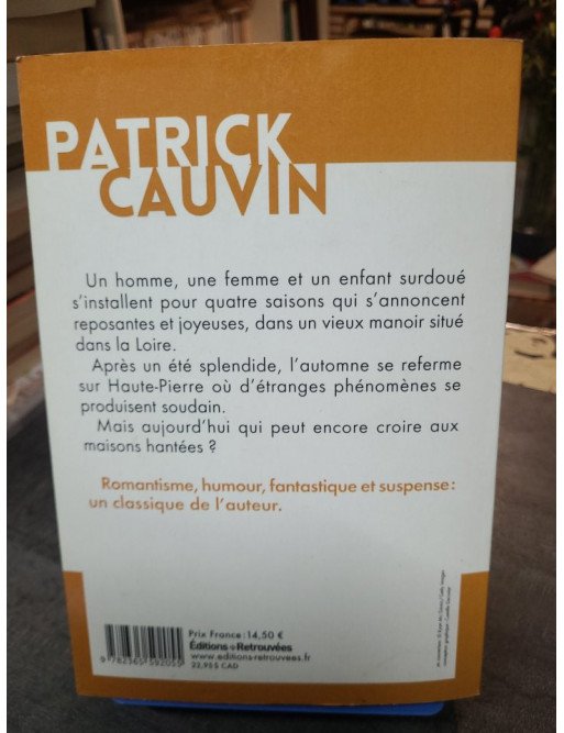 Haute-pierre - Roman de Patrick Cauvin mélangeant romantisme, fantastique et suspense