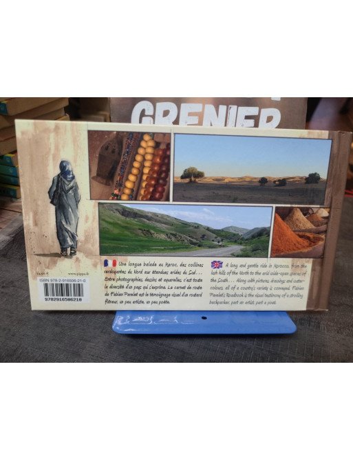 Maroc, carnet de route illustré - Photographies, dessins et aquarelles par Fabien Pavelet - Collection Itinérances