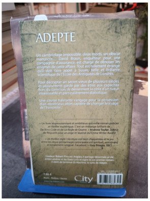 Adepte : Thriller ésotérique et roman policier par Robert Finn (Auteur de Ex Machina)