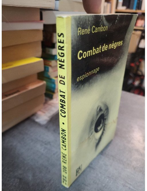 Combat de nègres - Roman d'espionnage et policier par René Cambon - Collection Crime-Club