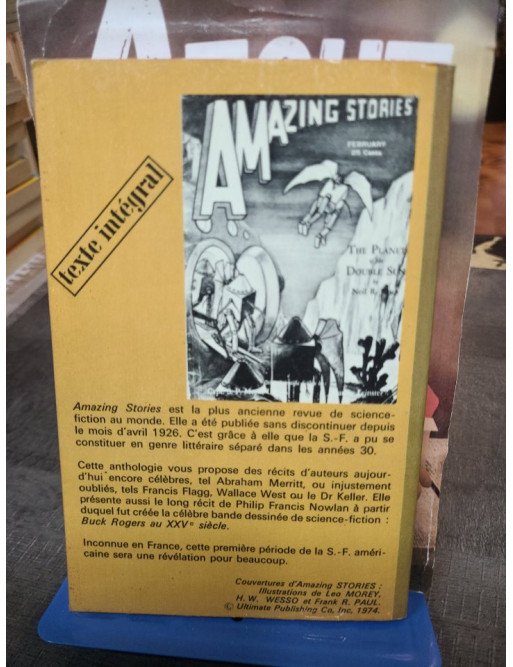 Les Meilleurs Récits de Amazing Stories (1926-1932) présentés par Jacques Sadoul, Anthologie SF