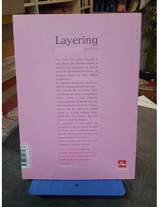 Layering, secret de beauté des Japonaises par Elodie-Joy Jaubert, rituel de soin du visage en 7 étapes, cosmétiques naturels