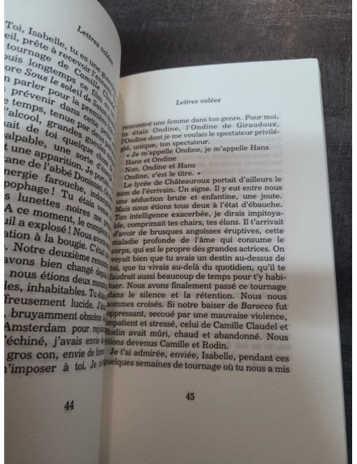 Lettres Volées - DEPARDIEU Gérard