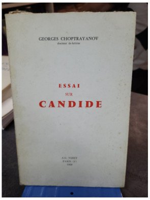 Essai sur Candide - Choptrayanov Georges