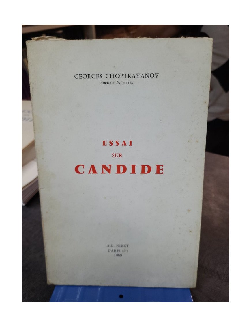 Essai sur Candide - Choptrayanov Georges