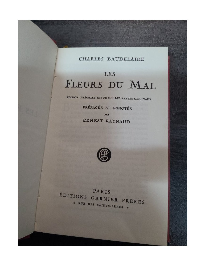 Les fleurs du mal - Charles Baudelaire