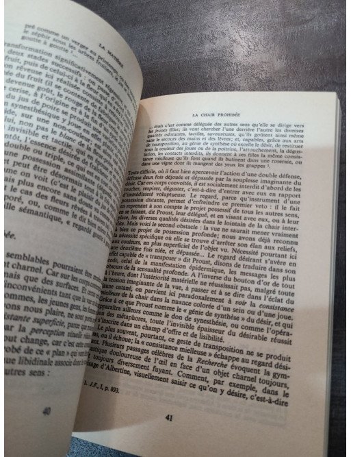 Proust et le Monde sensible Jean-Pierre Richard