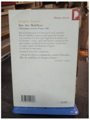 Rue des maléfices - Chronique secrète d'une ville - Jacques Yonnet