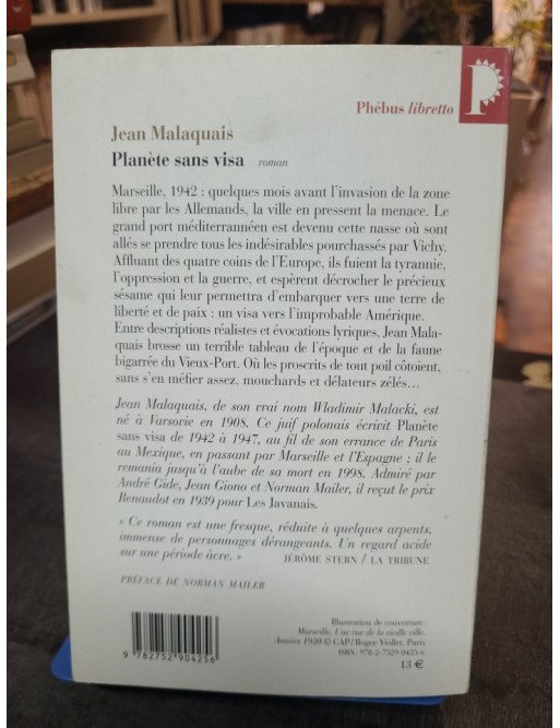 Planète sans visa - Jean Malaquais