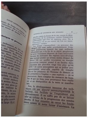 Science et bonheur des hommes - Louis Leprince-Ringuet