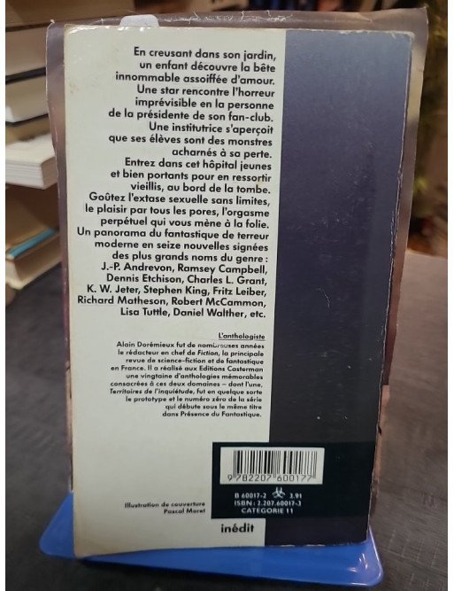 Territoires de l'inquiétude Tome 1 - 16 Récits De Terreur - Alain Dorémieux