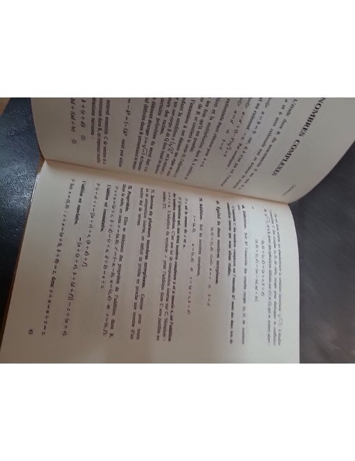 Mathématiques, classe terminale A - Programme 1966 Henri Pochard