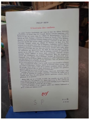 L'Écrivain des ombres de Philip Roth