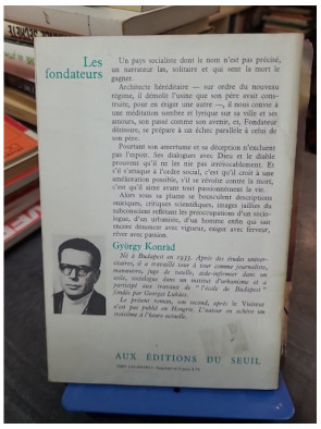 Les Fondateurs György Konrád - Roman broché 224 pages