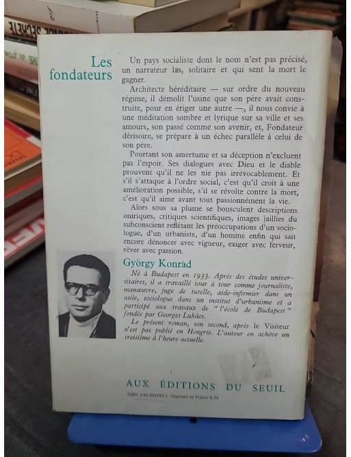 Les Fondateurs György Konrád - Roman broché 224 pages