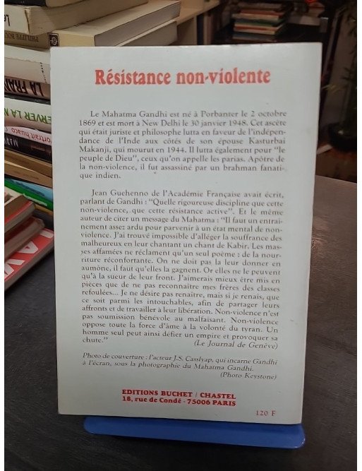 Résistance non-violente Mohandas Karamchand Gandhi