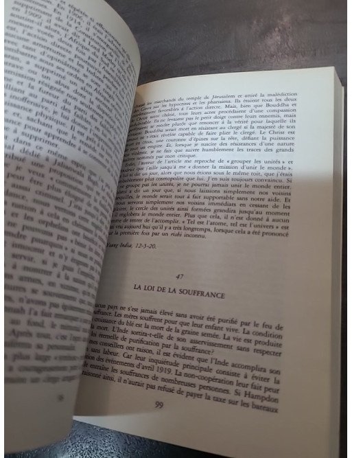 Résistance non-violente Mohandas Karamchand Gandhi