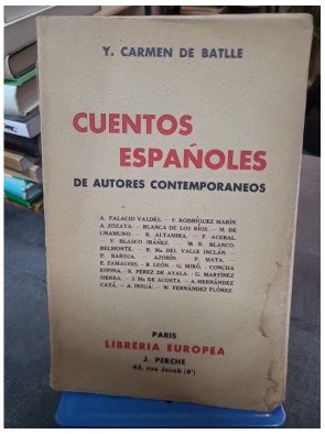 Cuentos Espanoles De Autores Contemporaneos Camen De Batlle Y.