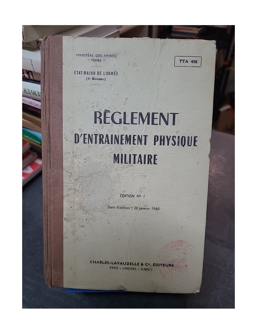 Reglement d'entrainement physique militaire