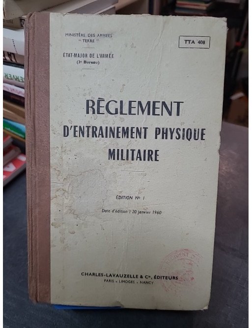 Reglement d'entrainement physique militaire