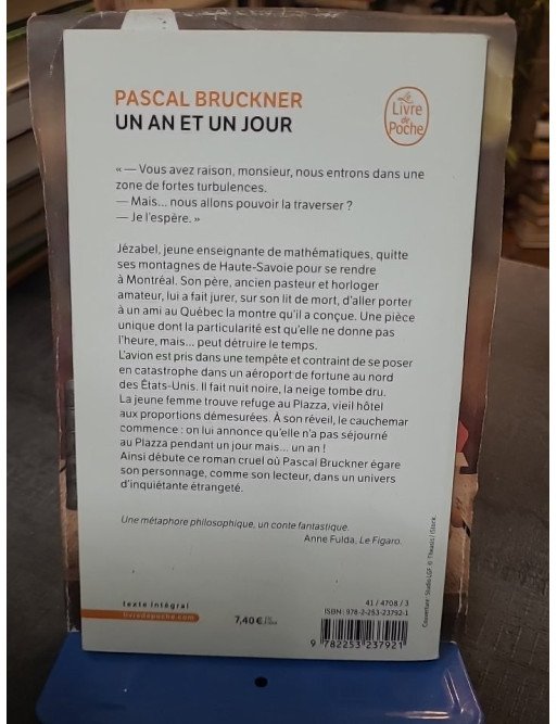 Un an et un jour - Roman fantastique et philosophique de Pascal Bruckner (Le Livre de Poche)