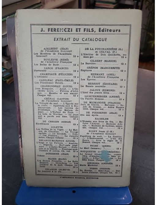 Gigi – Colette (Éditions Ferenczi, 1949)