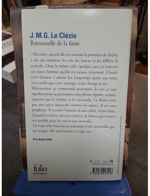 Ritournelle de la faim - J. M. G. Le Clézio