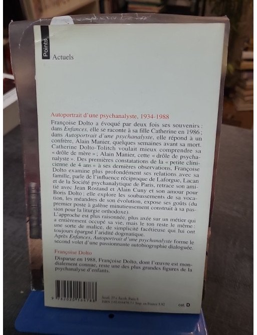 Autoportrait d'une psychanalyste: 1934-1988 - Françoise Dolto