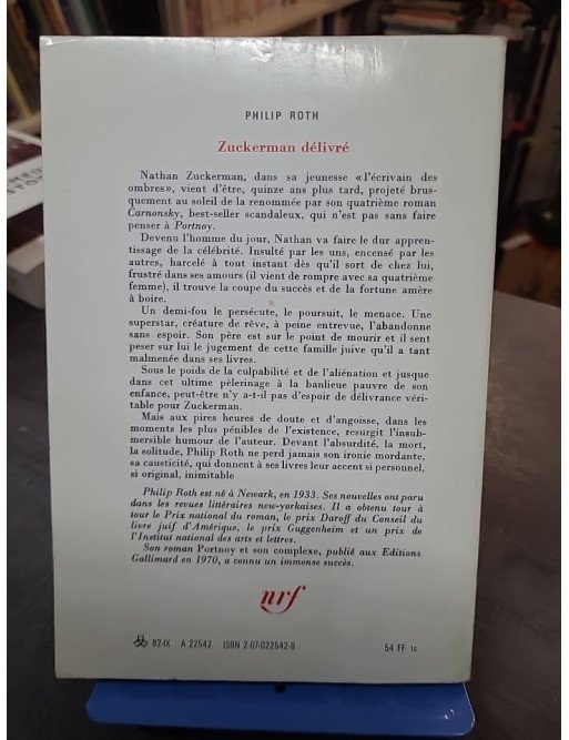 Zuckerman délivré de Philip Roth : roman sur le scandale et le poids de la célébrité littéraire