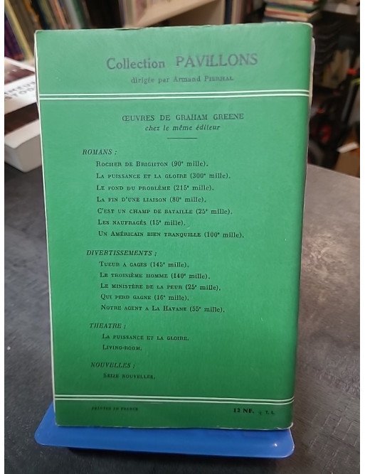 La Saison des Pluies par Graham Greene : roman de l'âme et du doute au Congo (édition ancienne 1960)