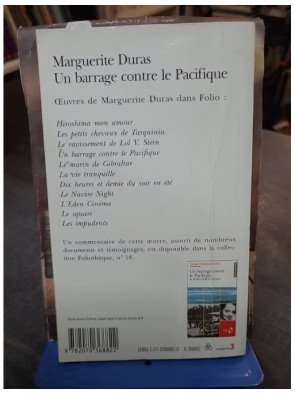 Un barrage contre le Pacifique de Marguerite Duras | Roman autobiographique Folio (1978) sur la lutte coloniale
