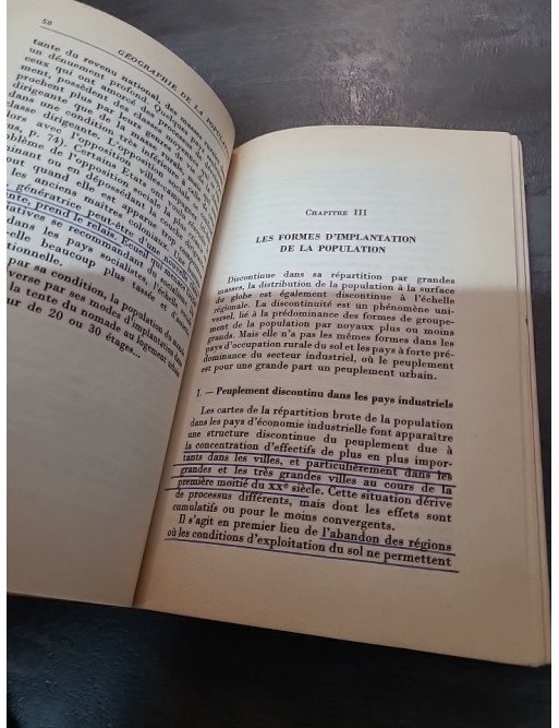 Géographie de la population - Pierre George