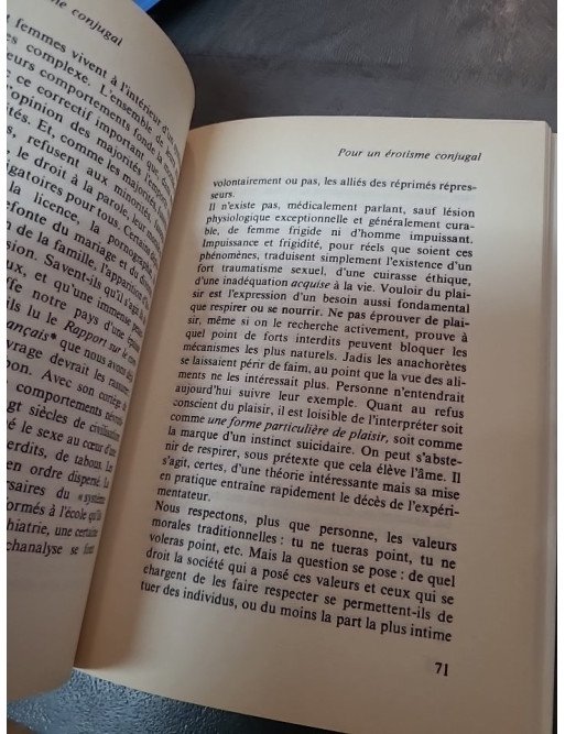 Pour un érotisme conjugal — François?Lourbet