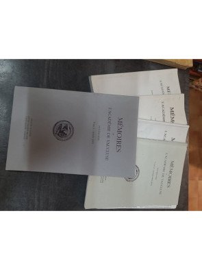lot 5 livret des mémoires de l'académie de vaucluse