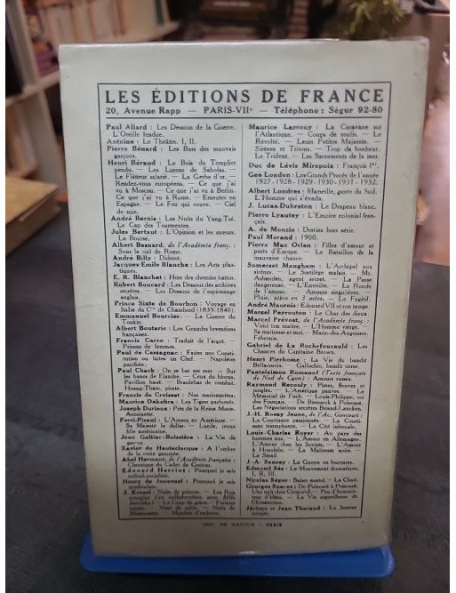 Edouard VII et son temps — Editions de France 1933