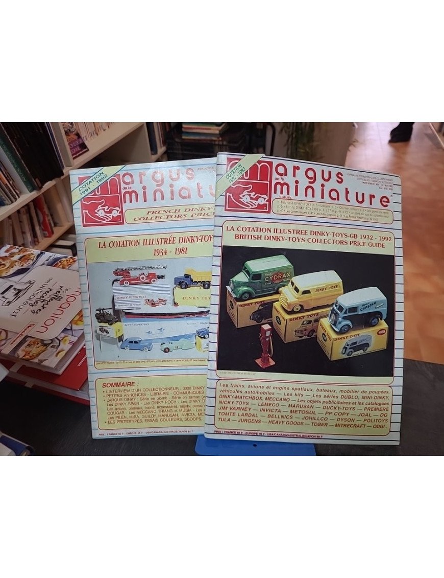 ARGUS DE LA MINIATURE  1992-1993 + 1991-1992
