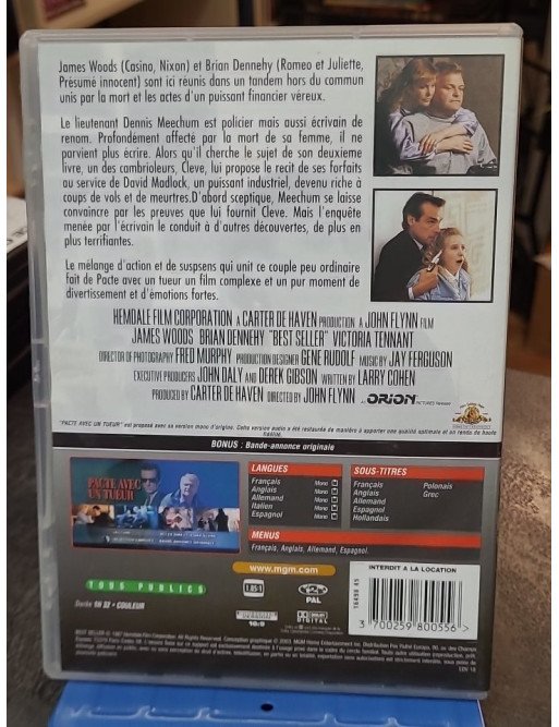 Pacte avec un tueur (DVD) - James Woods, Brian Dennehy