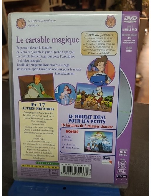Les Histoires du Père Castor - 9 - Le cartable magique (DVD)