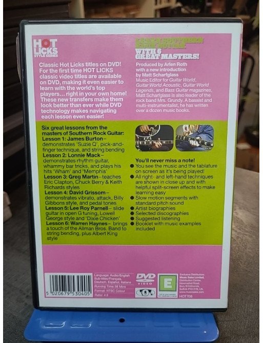 Learn Southern Rock Guitar With 6 Great Masters! [Import anglais] (DVD)